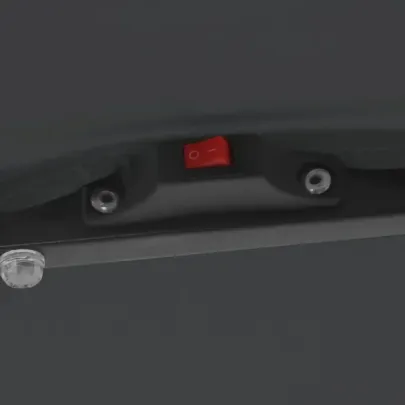 Umbrelă Grădină Patrată cu LED-uri Antracit | vidaXL