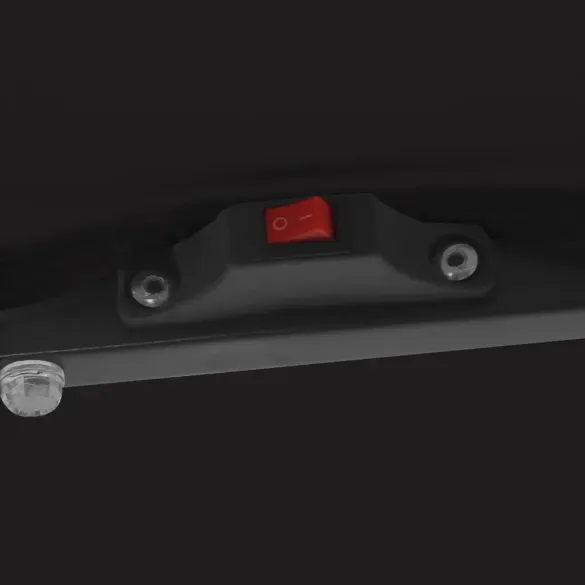 Umbrelă Pătrată cu LED pentru Exterior - Negru | vidaXL