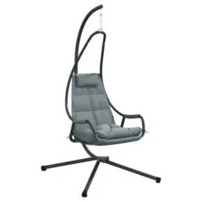 Fotoliu Suspendat Antracit Exterior - Cadru Metal | vidaXL 2