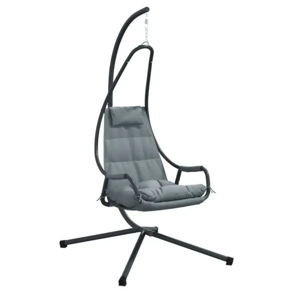 Fotoliu Suspendat Antracit Exterior - Cadru Metal | vidaXL