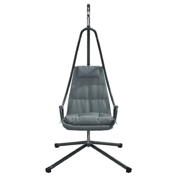 Fotoliu Suspendat Antracit Exterior - Cadru Metal | vidaXL