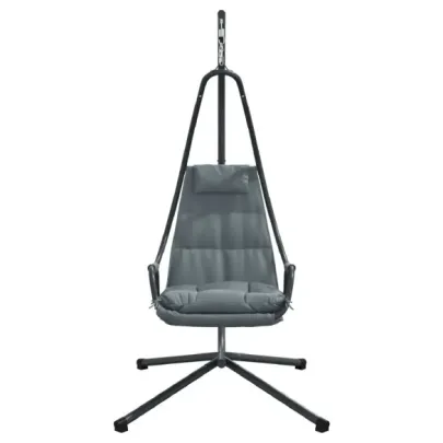 Fotoliu Suspendat Antracit Exterior - Cadru Metal | vidaXL