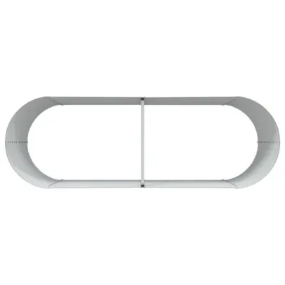 Pat Ridicat Grădină Metal Aspect Lemn 240x80 cm | vidaXL