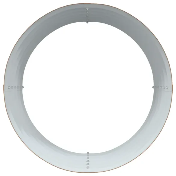 Teren Ridicat Grădină Aspect Lemn 80x80x44 cm | Oțel Rezistent