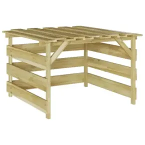 Garaj Lemn pentru Tractoare Robotizate | vidaXL 2