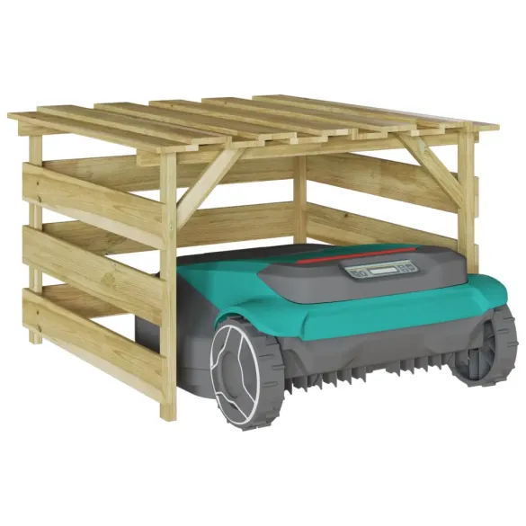 Garaj Lemn pentru Tractoare Robotizate | vidaXL