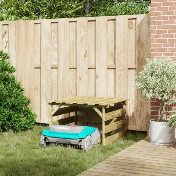 Garaj Lemn pentru Tractoare Robotizate | vidaXL