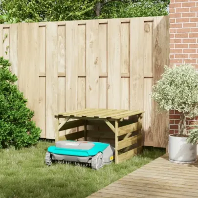 Garaj Lemn pentru Tractoare Robotizate | vidaXL