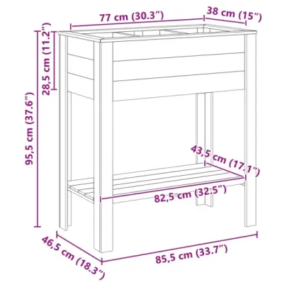 Suport Plante Grădină Lemn Pin | vidaXL