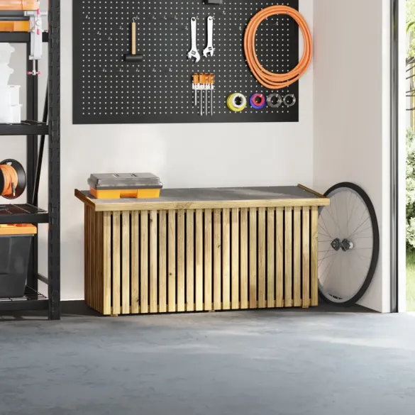 Cutie Depozitare Exterior Lemn Pin | vidaXL