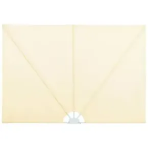 Copertină Laterală Pliabilă Terasă - Crem 400x200 cm 2
