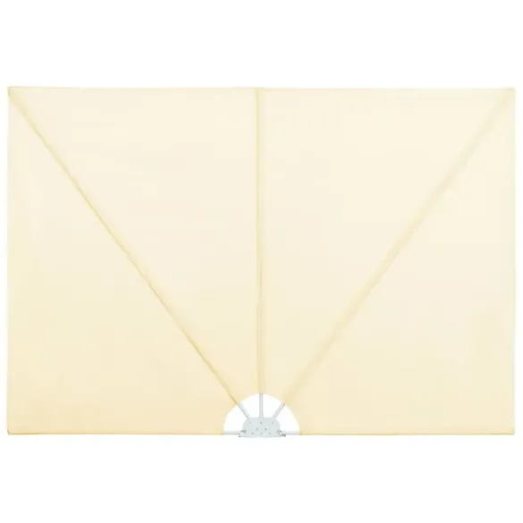 Copertină Laterală Pliabilă Terasă - Crem 400x200 cm