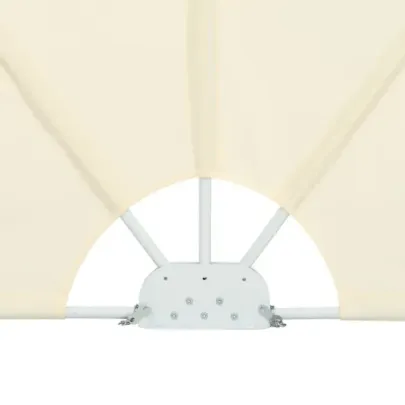 Copertină Laterală Pliabilă Terasă - Crem 400x200 cm