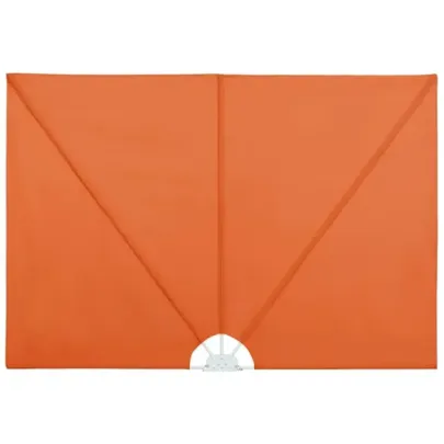 Copertină Laterală Pliabilă Terasă - 400x200 cm - Cărămiziu