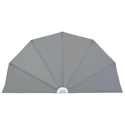 Copertină Laterală Pliabilă Gri 200cm | Umbră Terasă