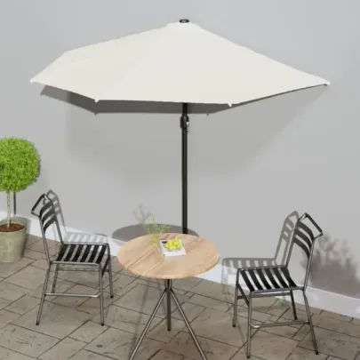 Umbrelă Balcon Aluminiu 270x144cm | Protecție UV | Livrare Gratuită