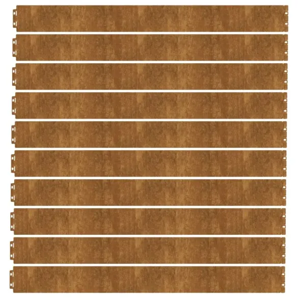 Borduri Gazon Oțel Corten Flexibil 10x103 cm | Livrare Gratuită