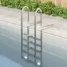 Scară Piscină Oțel Inoxidabil 304 - 5 Trepte Anti-Alunecare