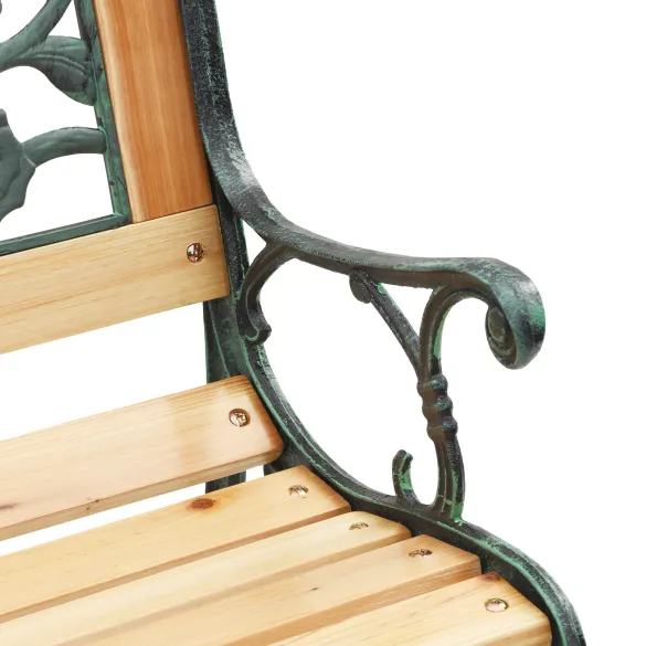 Bancă grădină lemn model trandafir | 3 persoane | livrare gratuită