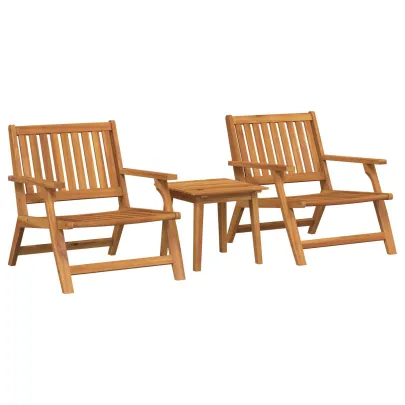 Set Masă Scaune Grădină Lemn Acacia | Livrare Gratuită