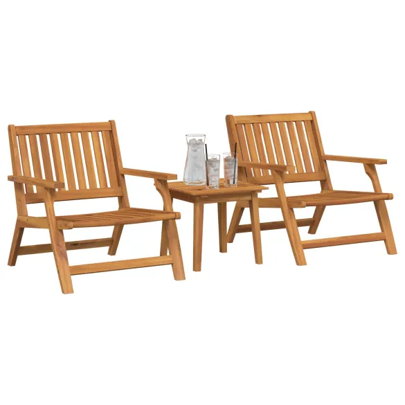 Set Masă Scaune Grădină Lemn Acacia | Livrare Gratuită