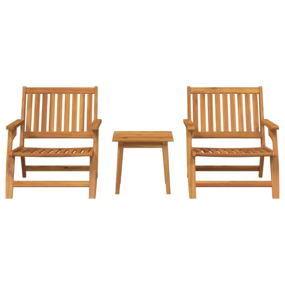 Set Masă Scaune Grădină Lemn Acacia | Livrare Gratuită