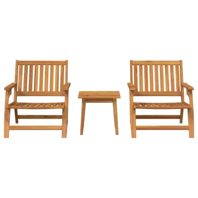 Set Masă Scaune Grădină Lemn Acacia | Livrare Gratuită