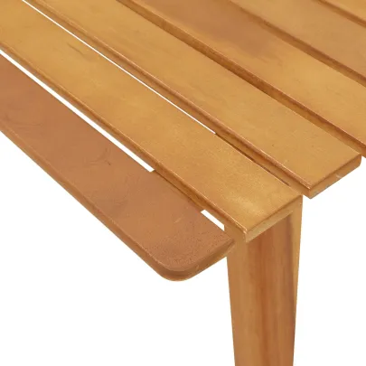 Set Masă și Scaune Grădină 5 Piese - Lemn Acacia Solid