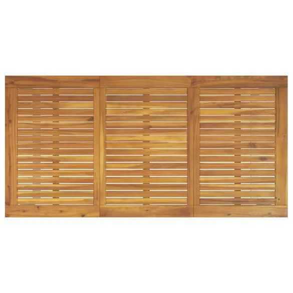 Set Dining Grădină 7 Piese Gri Oțel și Lemn Masiv de Acacia