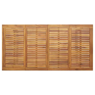 Set Dining Grădină 7 Piese - Oțel și Lemn Acacia | vidaXL