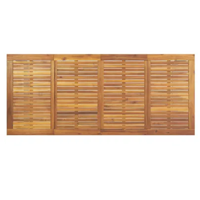 Set Dining Grădină 7 Piese Gri - Oțel și Lemn Acacia | vidaXL