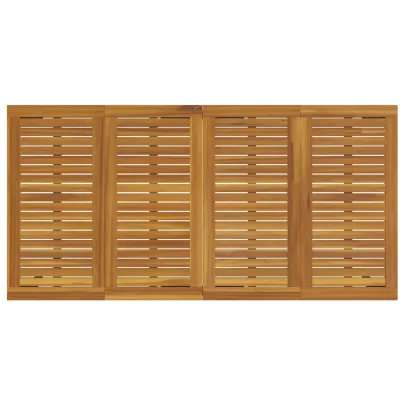 Set Mese Grădină 5 Piese Lemn Acacia Metal | vidaXL
