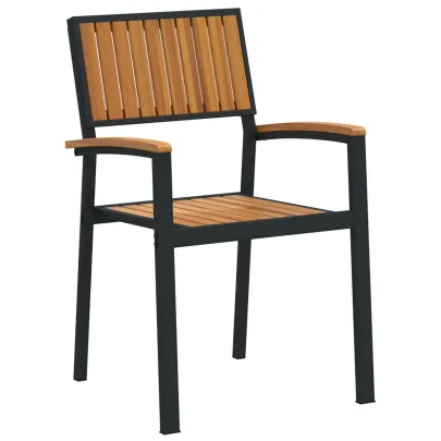 Set Dining Grădină 5 Piese - Acacia și Metal | Livrare Gratuită