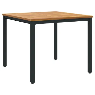 Set Dining Grădină 5 Piese - Acacia și Metal | Livrare Gratuită