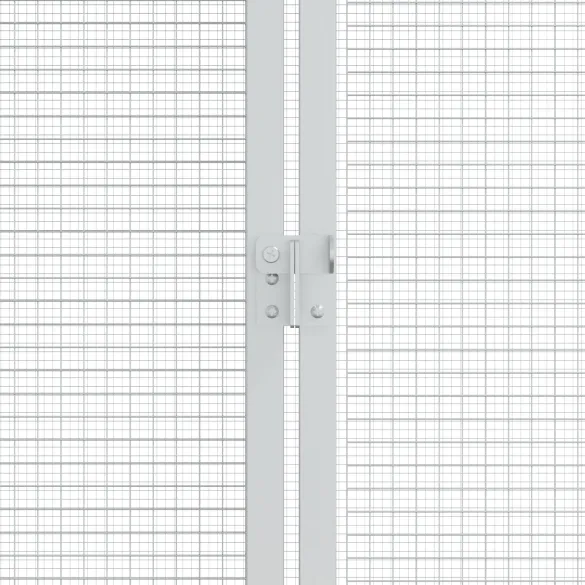 Colivie Păsări Antracit Oțel | 210x227x247 cm | vidaXL