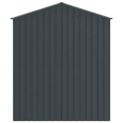 Colivie Păsări cu Extensie - Oțel Antracit, 210x421x247 cm