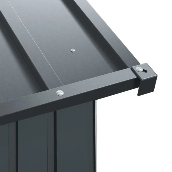 Colivie Păsări Exterior - Oțel Antracit 310x215x247 cm