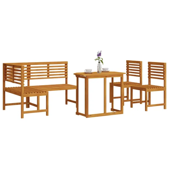 Set Dining Grădină Lemn Acacia Masiv - Livrare Gratuită