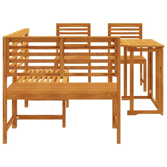 Set Dining Grădină Lemn Acacia Masiv - Livrare Gratuită