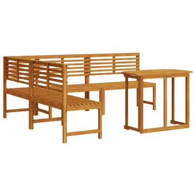 Set Mobilier Grădină 4 Piese - Lemn Acacia Masiv | vidaXL