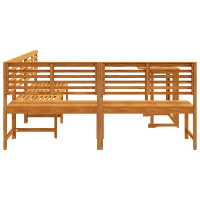 Set Mobilier Grădină 4 Piese - Lemn Acacia Masiv | vidaXL