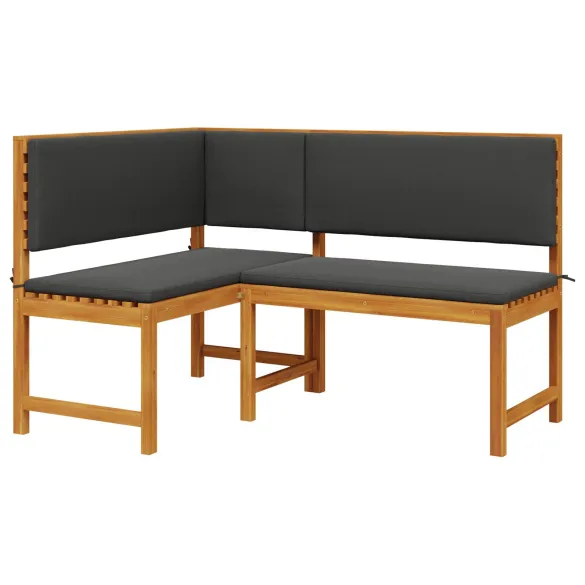 Set Mobilier Grădină Lemn Acacia - Masă, Bancă, Scaune
