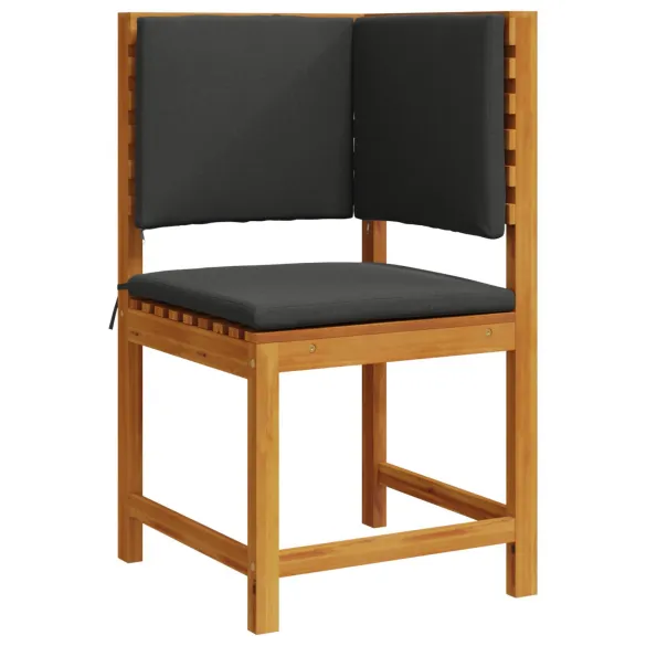 Set masă grădină cu perne - Lemn acacia | Livrare gratuită