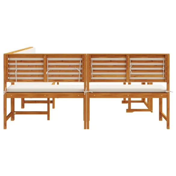 Set Mobilier Grădină Lemn Acacia - 4 Piese | Livrare Gratuită