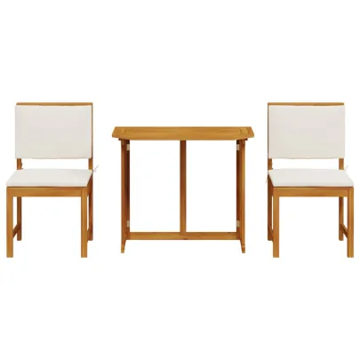 Set Bistro Grădină 3 Piese - Lemn Acacia Masiv | vidaXL