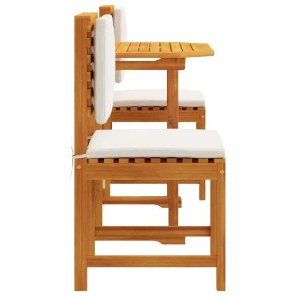 Set Bistro Grădină 3 Piese - Lemn Acacia Masiv | vidaXL