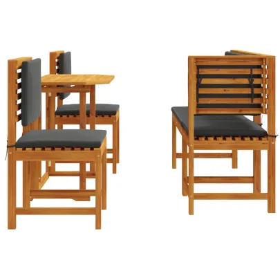 Set Mobilier Grădină 5 Piese - Lemn Acacia Masiv | vidaXL