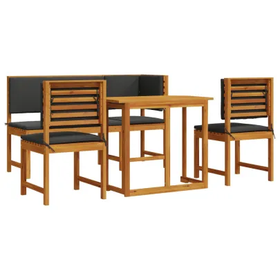 Set Mobilier Grădină 5 Piese - Lemn Acacia Masiv | vidaXL