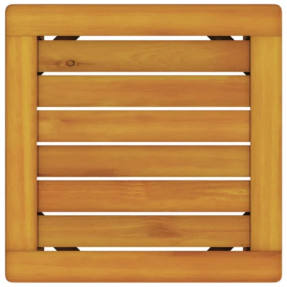 Șezlong cu Masă Lemn Acacia - Set 2 Piese | vidaXL