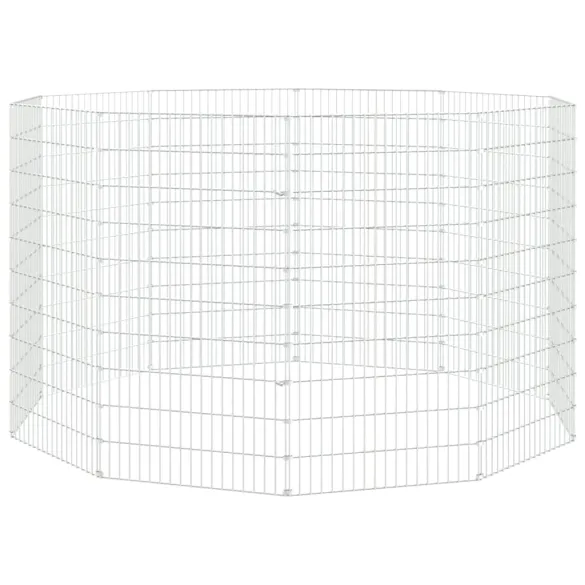 Adăpost pentru Animale - 10 Panouri Fier Galvanizat 54x100 cm